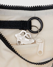Load image into Gallery viewer, Small Nylon Crescent Bag- Embroidered Shells

