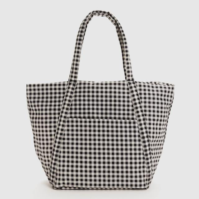 Cloud Bag - Black & White Gingham - Tigertree