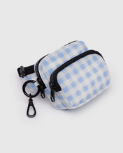 Load image into Gallery viewer, Fanny Pack Charm- Light Blue Gingham
