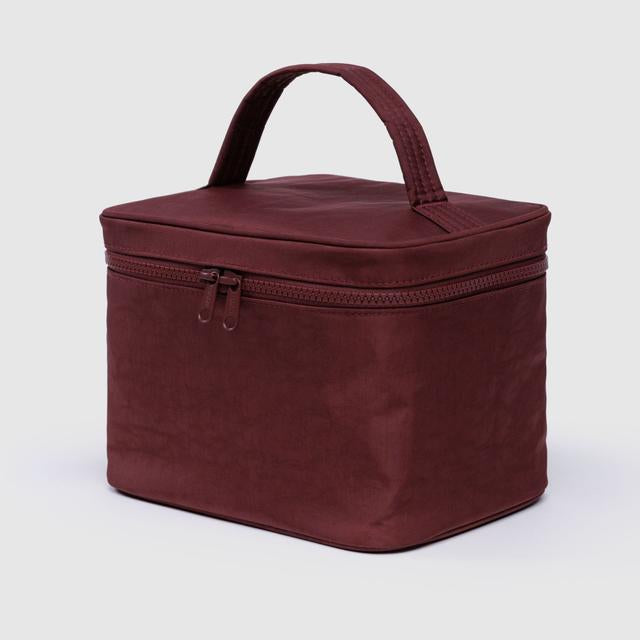 Large Cosmetic Case- Mahogany - Tigertree