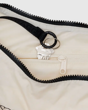 Load image into Gallery viewer, Medium Nylon Crescent Bag- Embroidered Shells
