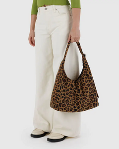 Nylon Shoulder Bag- Leopard - Tigertree