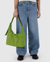 Load image into Gallery viewer, Nylon Shoulder Bag- Green Juice
