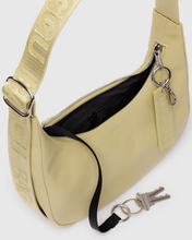 Load image into Gallery viewer, Small Recycled Leather Crescent Bag- Straw
