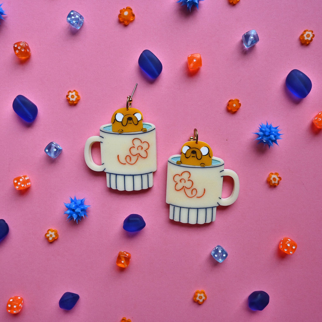 Jake's Mug Earrings