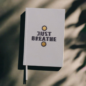 Just Breathe Linen Journal