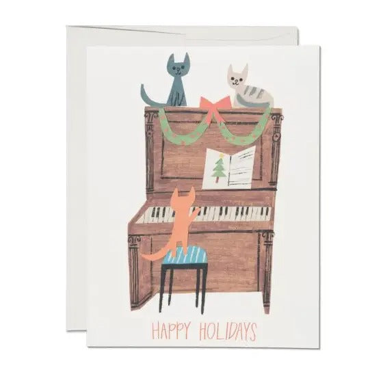 Kitty Carols Holiday Card