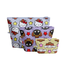Load image into Gallery viewer, Go Pouch Set - Hello Kitty &amp; Friends Western
