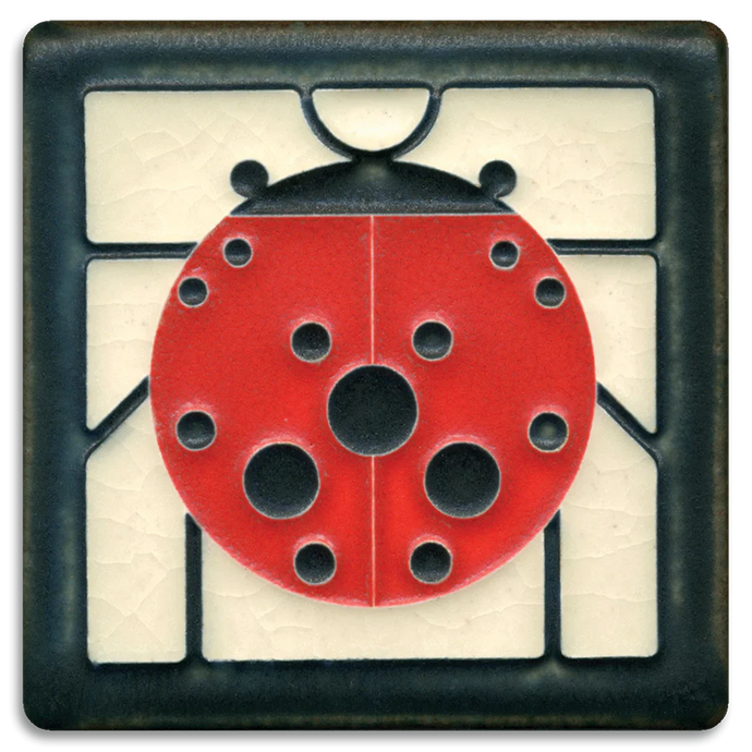 Charley Harper Tile - Ladybug - Tigertree