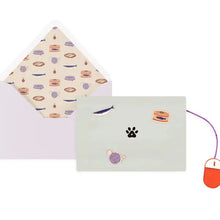 Load image into Gallery viewer, Laptop Cat Pop Up Birthday Card
