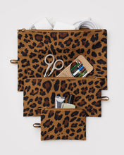 Load image into Gallery viewer, Flat Pouch Set - Leopard

