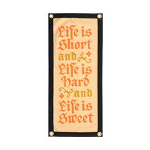 Load image into Gallery viewer, Life is Short Camp Flag
