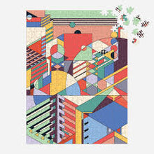 Load image into Gallery viewer, Frank Lloyd Wright Imperial Hotel 500 Piece Book Puzzle - Tigertree
