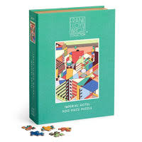 Frank Lloyd Wright Imperial Hotel 500 Piece Book Puzzle - Tigertree