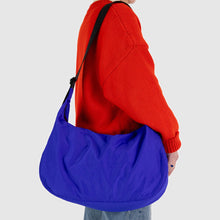 Load image into Gallery viewer, Large Nylon Crescent Bag - Lapis
