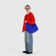 Load image into Gallery viewer, Large Nylon Crescent Bag - Lapis
