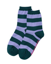 Load image into Gallery viewer, Crew Sock - Malachite Stripe - Tigertree
