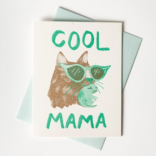 Cool Mama Risograph Card - Tigertree