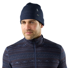 Load image into Gallery viewer, Thermal Merino Rib Beanie - Nightfall Blue One Size
