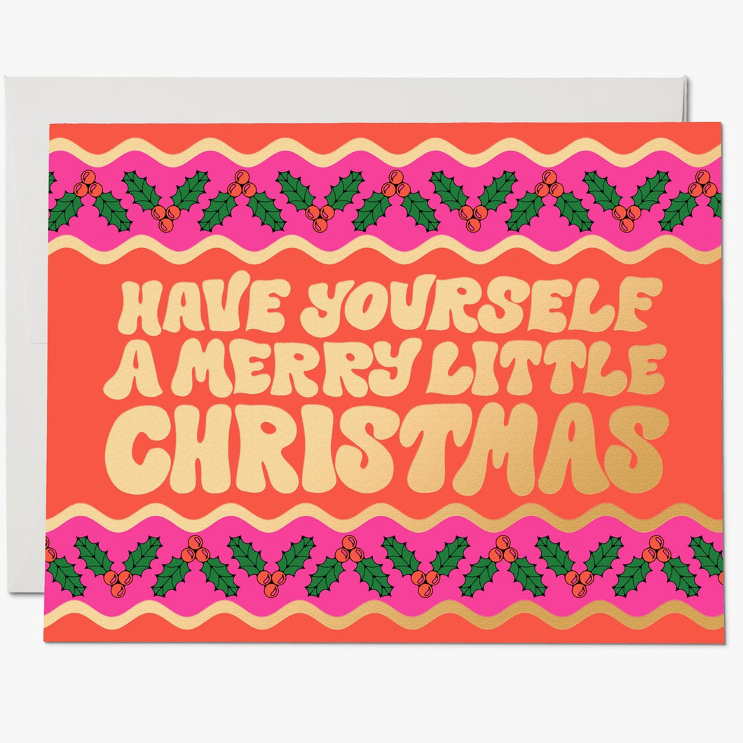 Merry Little Christmas Card - Tigertree