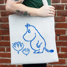 Load image into Gallery viewer, Moomintroll Knit Tote
