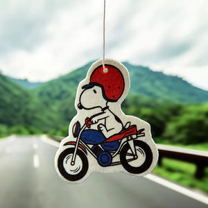 Snoopy Motorcycle Air Freshener - Tigertree