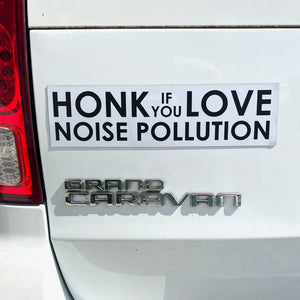 Noise Pollution Bumper Magnet - Tigertree