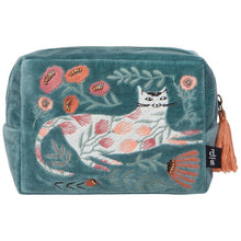 Load image into Gallery viewer, Catbloom Embroidered Pouch - Tigertree
