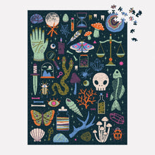 Load image into Gallery viewer, Occult &amp; Curious Glow in the Dark Puzzle - Tigertree
