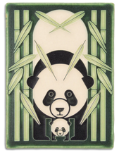 Load image into Gallery viewer, Charley Harper Tile - Panda Panda - Tigertree
