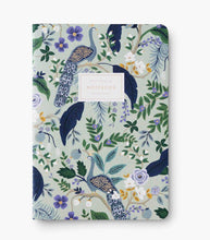 Load image into Gallery viewer, Peacock Stitched Notebook Set - Tigertree
