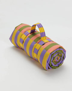Puffy Picnic Blanket - Quilt Stripe - Tigertree