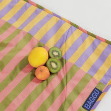 Load image into Gallery viewer, Puffy Picnic Blanket - Quilt Stripe - Tigertree
