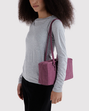 Load image into Gallery viewer, Nylon Bowler Bag - Wild Plum
