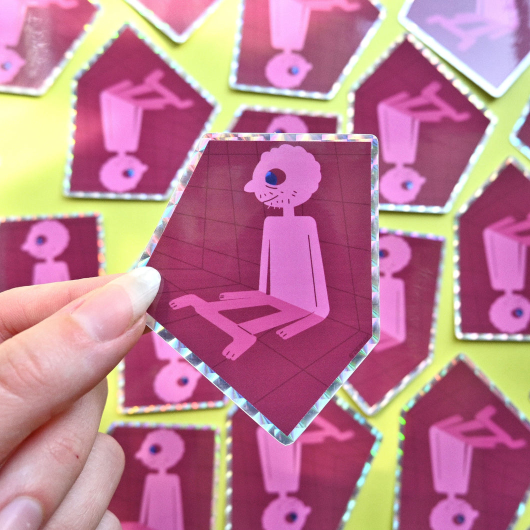Prismo's Room Pink Sticker