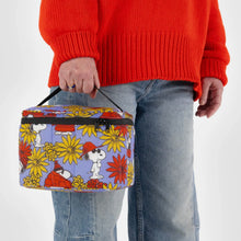 Load image into Gallery viewer, Puffy Lunch Bag - Floral Snoopy
