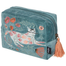 Load image into Gallery viewer, Catbloom Embroidered Pouch - Tigertree
