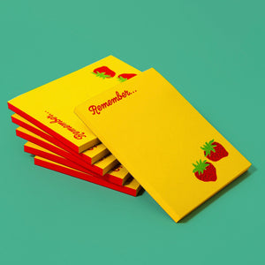 Remember Strawberry Notepad