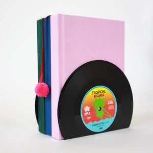 Retro Vinyl Bookends - Tigertree