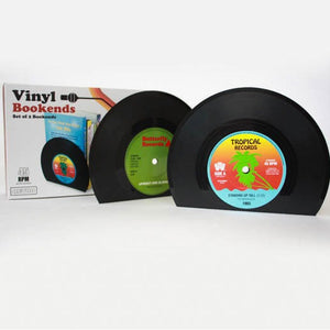 Retro Vinyl Bookends - Tigertree