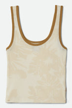 Load image into Gallery viewer, Off-white &amp; Olive Stone Ringer Organic A-Tank
