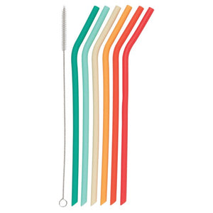 Silicon Straw Set