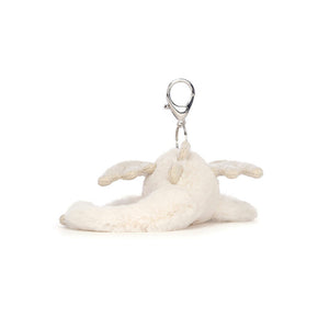 Snow Dragon Bag Charm