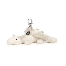 Load image into Gallery viewer, Snow Dragon Bag Charm
