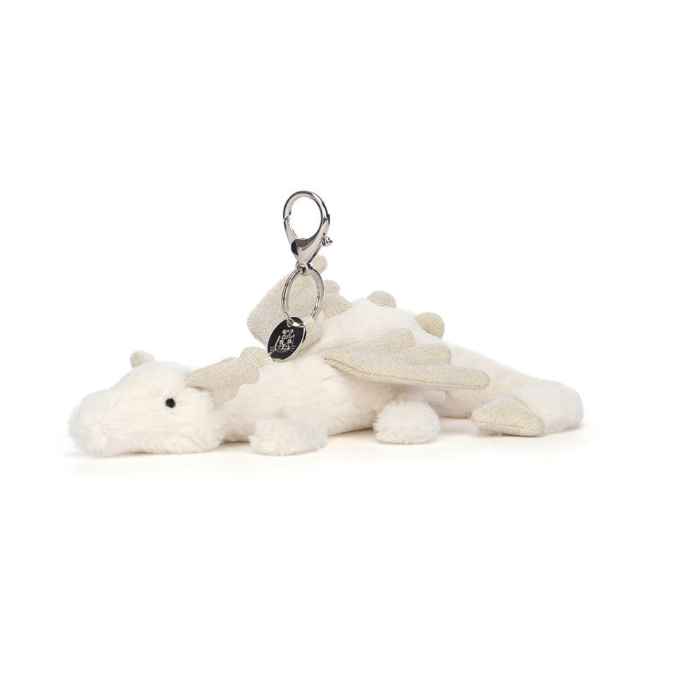 Snow Dragon Bag Charm