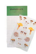 Mushrooms Sticker Sheet 4x6