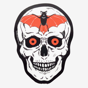 Skull and Bat Sticker