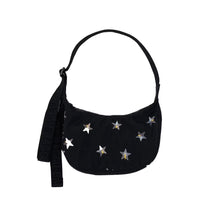 Load image into Gallery viewer, Small Nylon Crescent Bag - Stars
