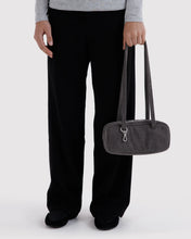 Load image into Gallery viewer, Small Denim Bowler Bag - Washed Black Denim
