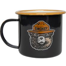 Load image into Gallery viewer, Smokey Logo Enamel Mug - Navy

